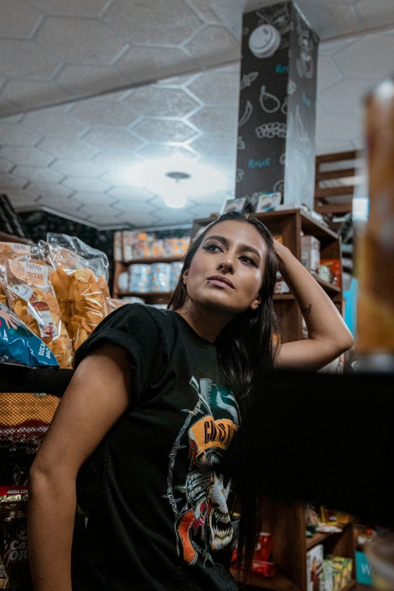 Jovem mulher sedutora